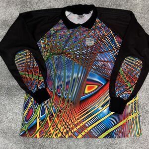 Sondico premier range Geo Rainbow Print Soccer GK Goalie Padded Futbol Jersey-L